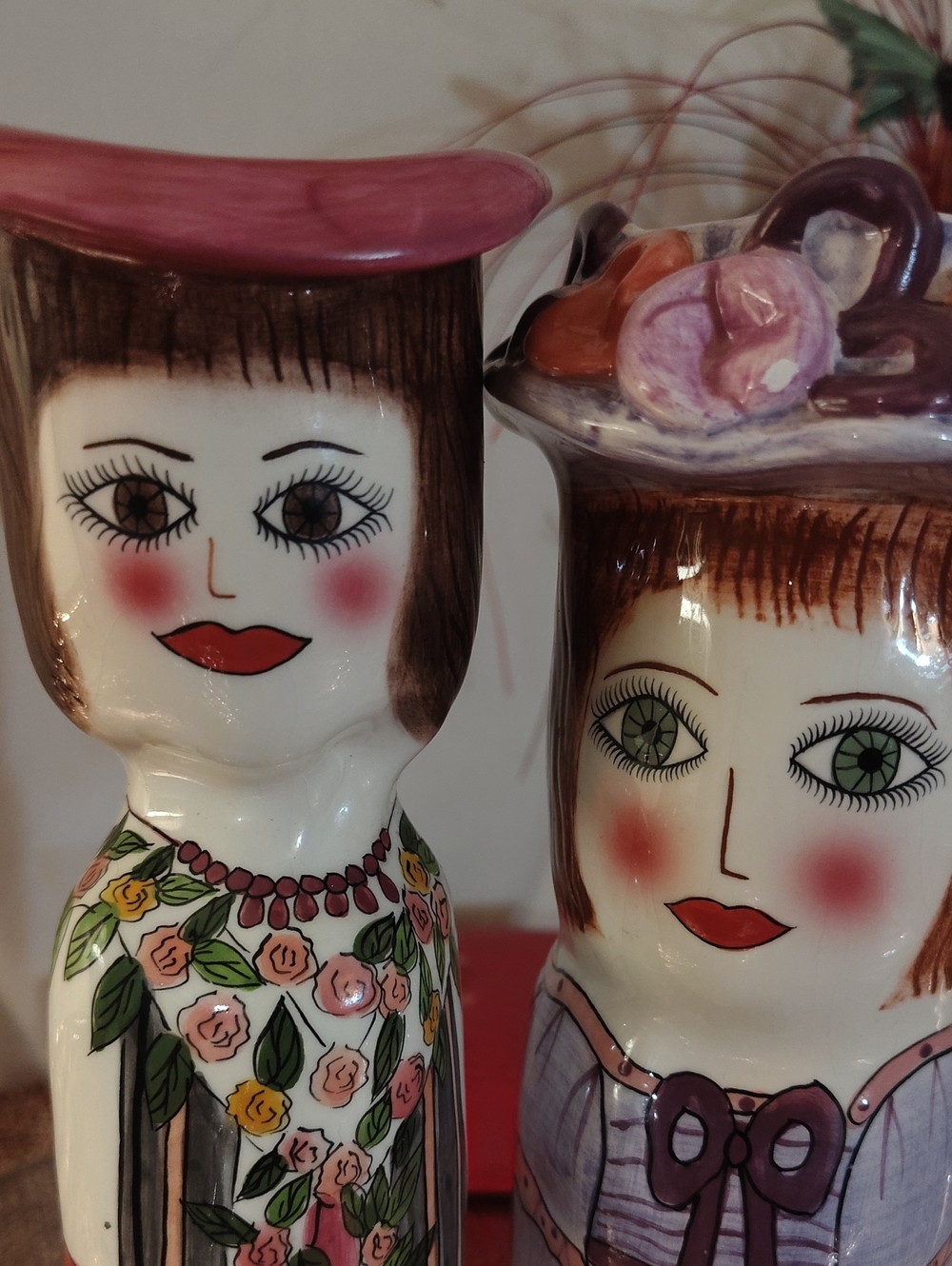 Susan Paley Bella Casa by Ganz Joyce & Ginger Lady Vase Set